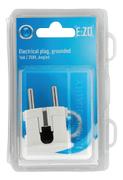 Nordic Quality E: ZO Angled  Grounded Plug, angled with cord socket on the side, for