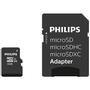 PHILIPS Micro SDHC Card 32GB Class 10 UHS-I U1 incl. Adapter (FM32MP45B/00)