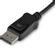 STARTECH 3.3 ft. (1 m) - USB-C to DisplayPort Adapter Cable - 8K - HBR3 - external video adapter - black (CDP2DP141MB)