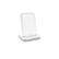 ZENS Bordlader QI Trådløs 220V-kabel 10W Hvit (Apple QC 7,5W) Stativfunksjon