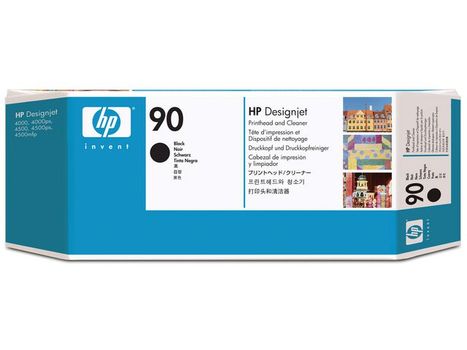 HP 90 original printhead incl. cleaner black standard capacity 1-pack (C5054A)