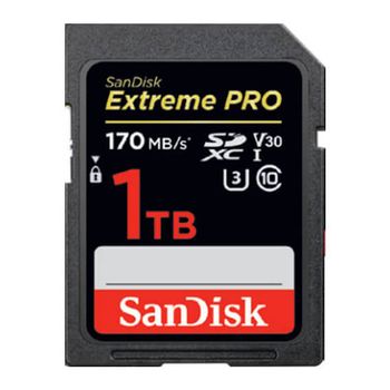 SANDISK EXTREME PRO SDXC CARD 1TB - 170MB/S V30 UHS-I U3 CARD (SDSDXXY-1T00-GN4IN)