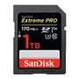 SANDISK Extreme PRO 1TB SDXC Mem Card 170MBs