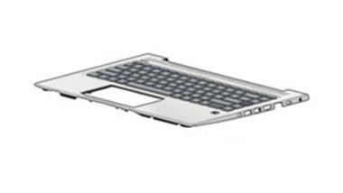HP Top Cover W/Kb Cp Bl Nordic (L44588-DH1)