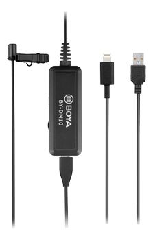BOYA Lavalier microphone for iOS and PC (BY-DM10)