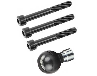 RAM MOUNT Motorcycle Handlebar Clamp Base | with M8 Bolts (RAM-B-367U $DEL)