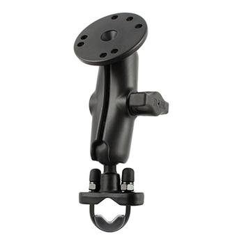 RAM MOUNT Handlebar U-Bolt Double Ball Mount with Round Plate (RAM-B-149Z-202U)