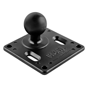 RAM MOUNT 75x75mm VESA Plate with Ball 1,5'' Rubber Ball / 3,625'' Plate (RAM-2461U)