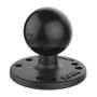 RAM MOUNT RAM Nordic, 2.5" Round Base with the AMPs Hole Pattern & 1.5" Ball