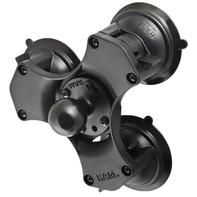 RAM MOUNT Twist-Lock Triple Suction Cup Ball Base