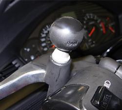 RAM MOUNT BASE W/ M10 X 1.5MM THREAD PITCH, 14.3MM DIA. FLANGE, 10.5MM THREAD (RAM-B-349-1U)