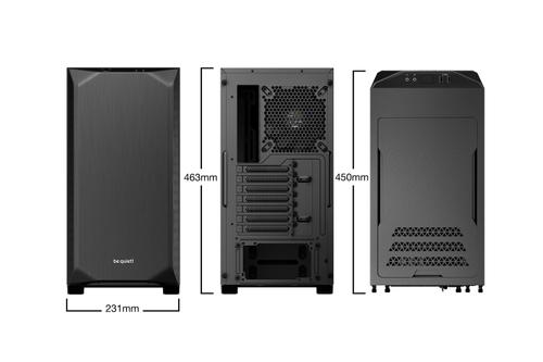 BE QUIET! PURE BASE 500 Window, tower case (black, window kit) (BGW34)