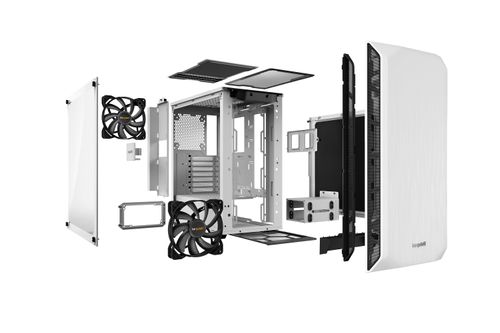 BE QUIET! PURE BASE 500 Window, tower case (white, window kit) (BGW35)