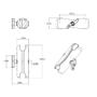 RAM MOUNT UNPKD RAM DOUBLE SOCKET ARM E BALLS (RAM-E-201U)