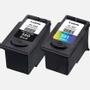 CANON n PG-560 / CL-561 Multipack - 2-pack - black, colour (cyan, magenta, yellow) - original - blister with security - ink cartridge - for PIXMA TS5350, TS5351, TS5352, TS5353, TS7450, TS7451 (3713C005)