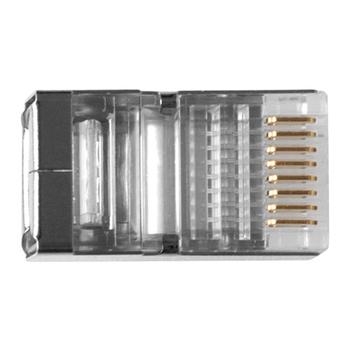 ACT RJ45 Plugg 8P/8C Skjermet 24-26AWG Solid - Pose med 25 Stk (TD108B)