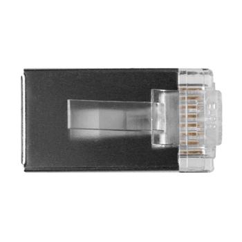 ACT RJ45 Plugg 8P/8C Skjermet 24-26AWG Solid - Pose med 25 Stk (TD108B)
