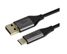CABLETIME Premium USB-C: Han - USB-A: Han, 0,25m, USB 2.0, 5V3A, Nylon kappe