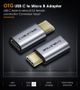 CABLETIME Premium USB-C: Han - USB-Micro B: Hun, USB 2.0, adapter