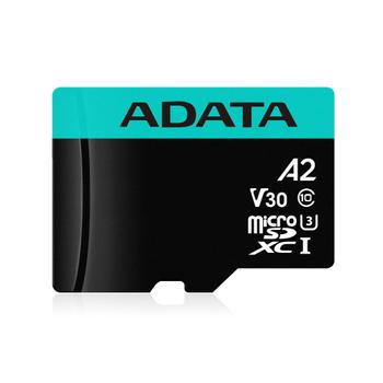 A-DATA ADATA 128GB Micro SDXC UHS-I U3 V30S A2 + Adapter (AUSDX128GUI3V30SA2-RA1)