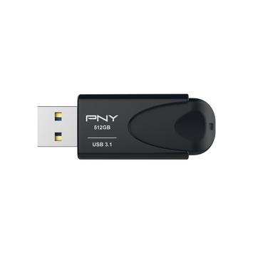 PNY Attaché 4 - USB-flashstasjon - 512 GB (FD512ATT431KK-EF)
