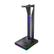 ASUS ROG Throne Qi RGB Headsetstativ 3.5mm minijack, QI-lading, 2x USB 3.1, 7.1 Surround, ESS DAC, AMP, RGB,Aura Sync