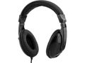 DELTACO HL-51 - Headphones - full size - cabling - 3.5 mm jack - black