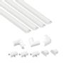 D-LINE Kabelkanal Kit 20x10mm 4x Kabelkanal/Tillbehör 1.0m