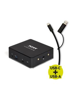 PORT DESIGNS USB-C/ USB-A Universal Docking Station 2 x 2K, 85W PD (901908)