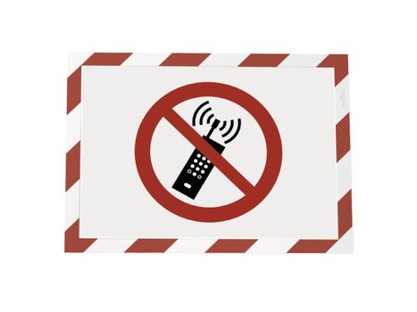 DURABLE DURAFRAME SECURITY A4 2 Stück rot/weiß (4944132)