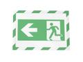 DURABLE DURAFRAME SECURITY Self-Adhesive Safety Sign & Document Holder with Magnetic Frame A4 Green/ White (Pack 2) - 4944131 (4944131)