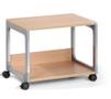 DURABLE 4 System Multi Trolley 48 metallic silber / buche