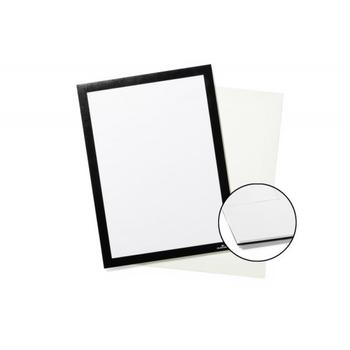 DURABLE DURAFRAME GRIP Sign & Document Holder with Magnetic Frame for Fabric Surfaces A4 Black - 496801 (496801)