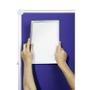 DURABLE DURAFRAME GRIP Sign & Document Holder with Magnetic Frame for Fabric Surfaces A4 Black - 496801 (496801)