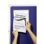 DURABLE DURAFRAME GRIP Sign & Document Holder with Magnetic Frame for Fabric Surfaces A4 Black - 496801 (496801)