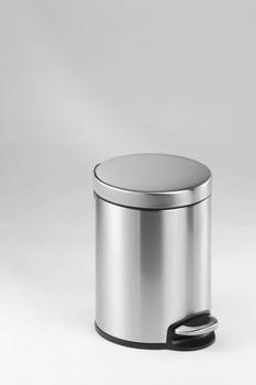 DURABLE Pedal Bin Stainless Steel 5L (340023)