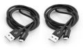 VERBATIM Micro B USB Cable Sync & Charge 100Cm Black + Micro B USB Ca (48874)
