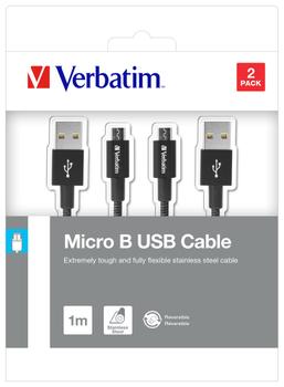 VERBATIM MICRO B USB CABLE SYNC & (48874)
