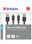 VERBATIM MICRO B USB CABLE SYNC &  (48874)
