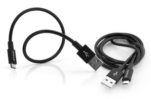 VERBATIM MICRO B USB CABLE SYNC CHARGE (48875)