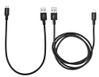 VERBATIM Micro B USB Cable Sync & Charge 100Cm Black + Micro B USB Ca (48875)