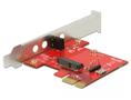DELOCK PCI Express Card > 1 x internal M.2 Key E - Low Profile Form Factor