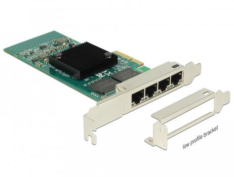 DELOCK PCI Express Card > 4 x Gigabit LAN (89946)