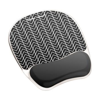 FELLOWES Gel Mouse Pad with Microban Protection Chevron 9653401 (9653401)
