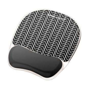 FELLOWES Gel Mouse Pad with Microban Protection Chevron 9653401 (9653401)
