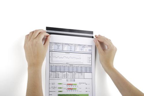 DURABLE DURAFIX RAIL 210mm Klemmleiste 5 Stück silber (470623)