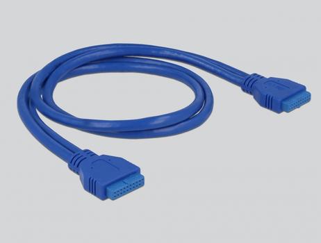 DELOCK 3.5 USB 3.1 Gen 1 Front Panel 1 x USB Type-C  1 x USB Typ-A Lagrings bay port panel  (63962)