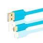 AXAGON AXAGON HQ Cable Micro USB <-> USB A. Blue. 0.5m Factory Sealed