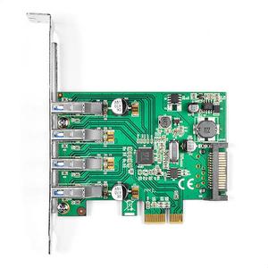 AXAGON AXAGON PCIe Adapter 4x USB3.0 UASP VIA + LP Factory Sealed (PCEU-43V)