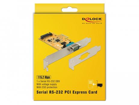DELOCK Seriel adapter PCIe 2.0 x1  (90293)